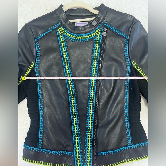 Herve Leger leather jacket XS-S - Picture 5 of 5